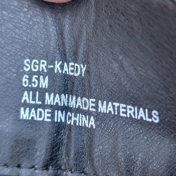 Sugar Black Combat Boots | Women's Size 6.5 | Punk | Goth - Picture 9 of 9